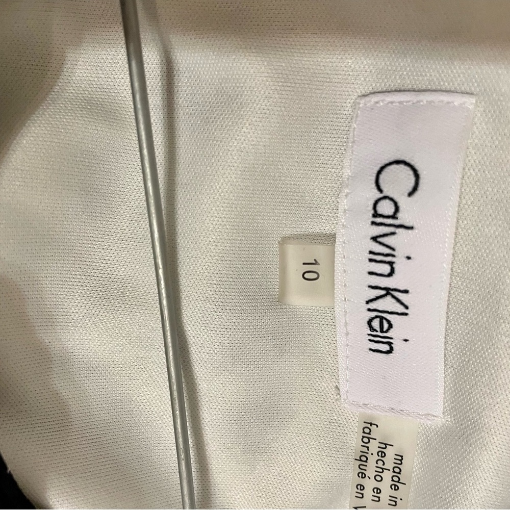 Calvin Klein Collection Elegant White Blouse